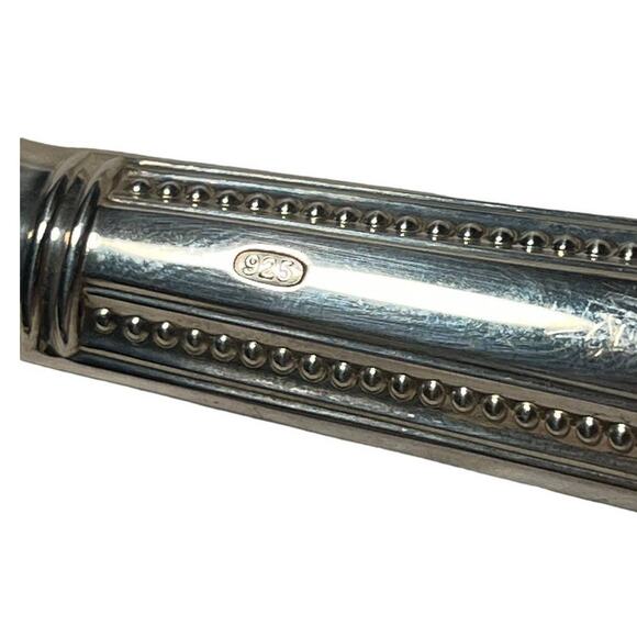 Carrs Sheffield beads sterling silver cake knife with stainless blade - Picture 5 of 10